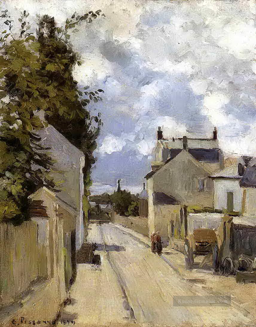 der Straße der Einsiedelei pontoise 1874 Camille Pissarro Ölgemälde
